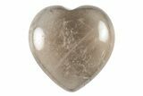 1.6" Polished Smoky Quartz Heart - Photo 3